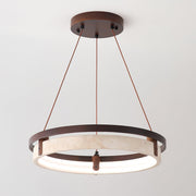 Orbit Travertine Pendant Light-DWHOME