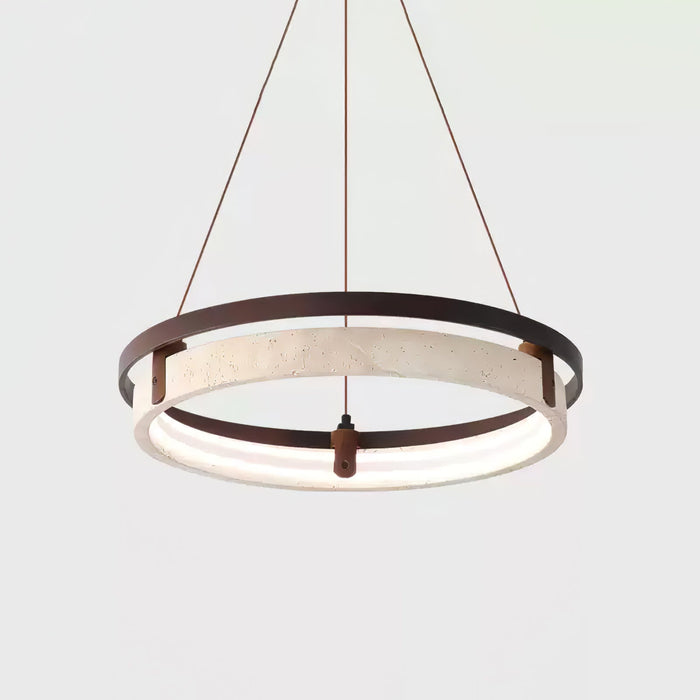 Orbit Travertine Pendant Light-DWHOME