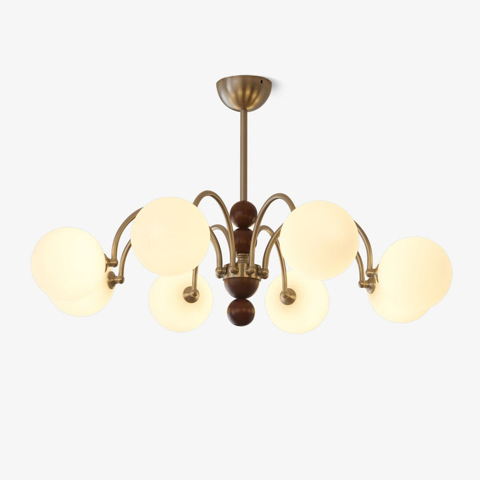 Orbital Curve Chandelier-DWHOME