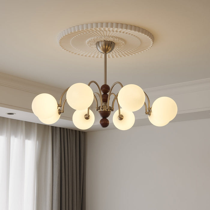 Orbital Curve Chandelier-DWHOME