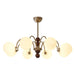 Orbital Curve Chandelier-DWHOME