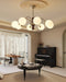 Orbital Curve Chandelier-DWHOME