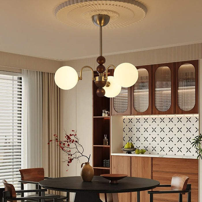 Orbital Curve Chandelier-DWHOME