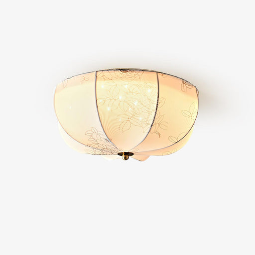 Orchid Fabric Ceiling Lamp.