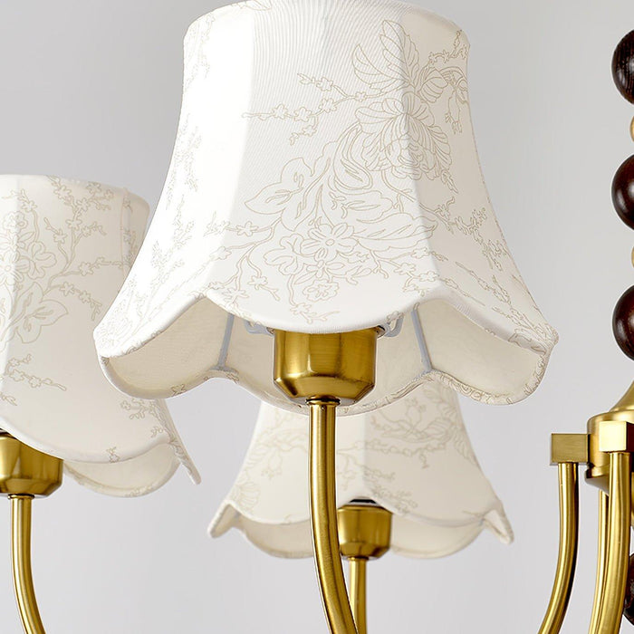 Orchid Fabric Chandelier-DWHOME