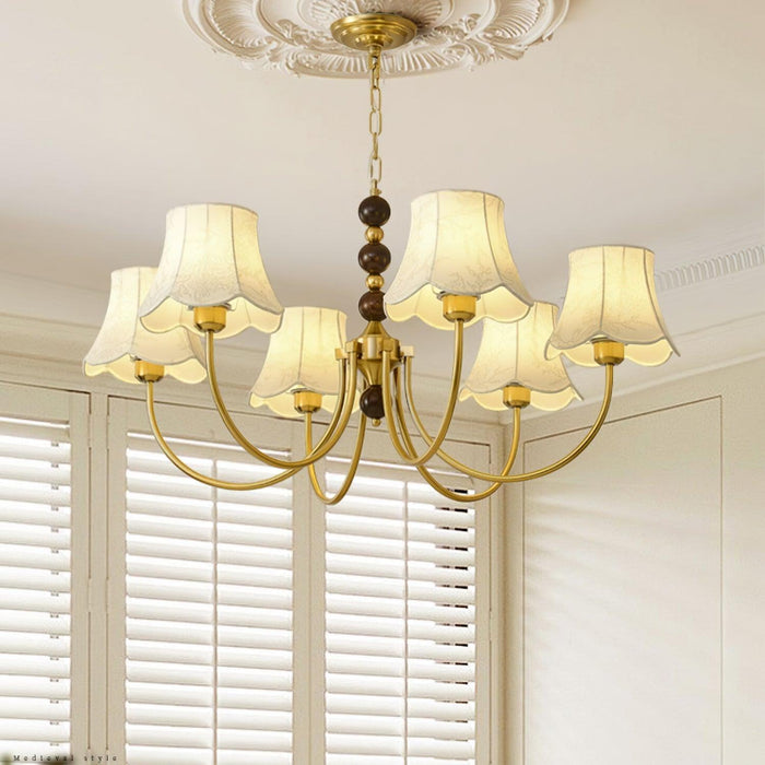 Orchid Fabric Chandelier-DWHOME