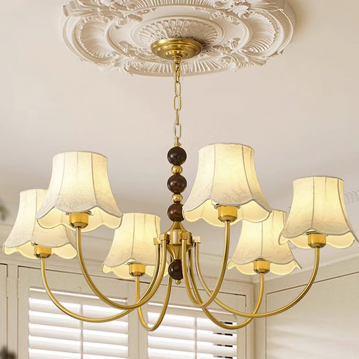 Orchid Fabric Chandelier-DWHOME