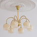 Orchids Brass Chandelier - DWHOME