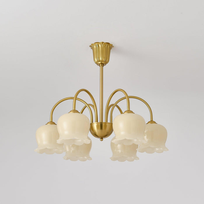 Orchids Brass Chandelier - DWHOME