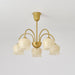 Orchids Brass Chandelier - DWHOME