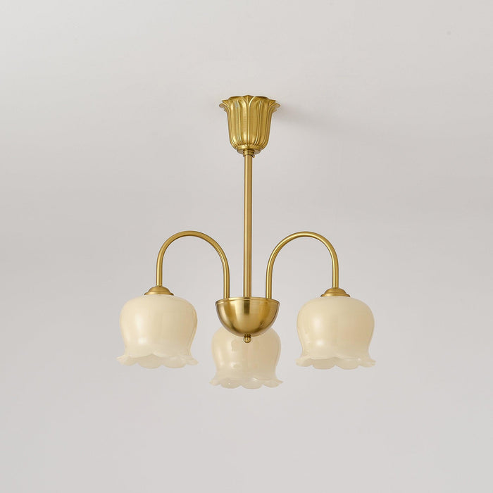 Orchids Brass Chandelier - DWHOME