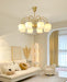 Orchids Brass Chandelier - DWHOME