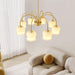 Orchids Brass Chandelier - DWHOME