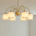 Orchids Brass Chandelier - DWHOME