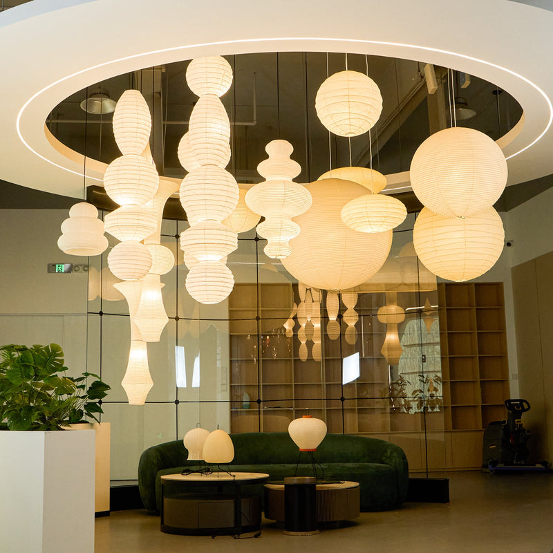 Ori Lantern Series Swag Pendant Lamp-DWHOME