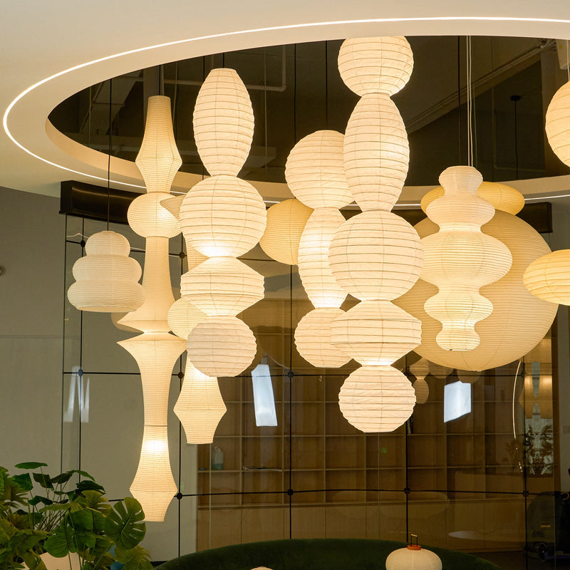 Ori Lantern Series Swag Pendant Lamp-DWHOME