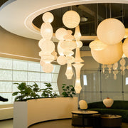 Ori Lantern Series Swag Pendant Lamp-DWHOME