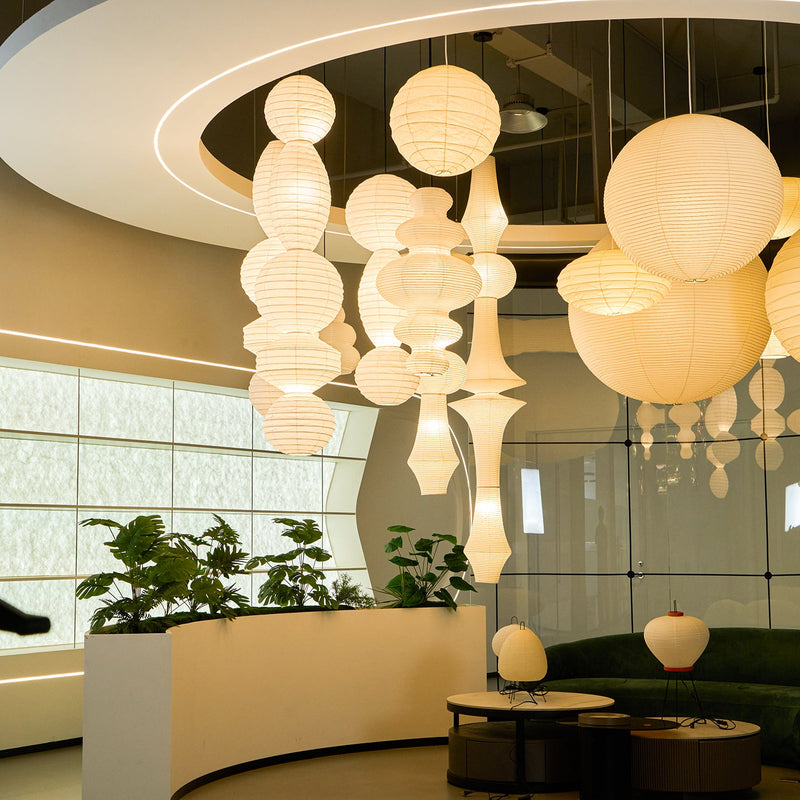 Ori Lantern Series Swag Pendant Lamp-DWHOME