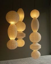 Ori Lantern Series Swag Pendant Lamp-DWHOME