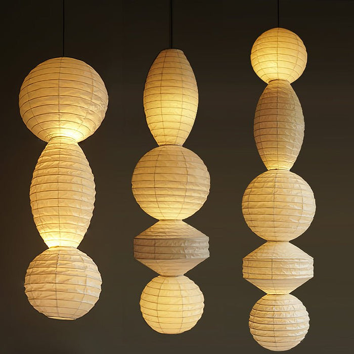 Ori Lantern Series Swag Pendant Lamp-DWHOME
