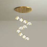 Orlani Cascade Stairs Chandelier-DWHOME