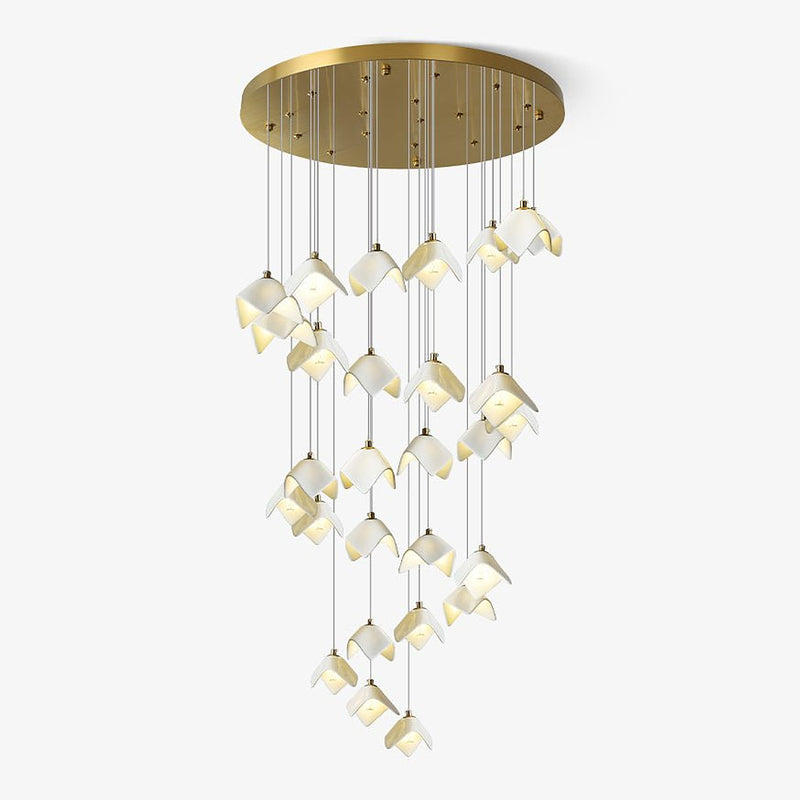 Orlani Cascade Stairs Chandelier-DWHOME