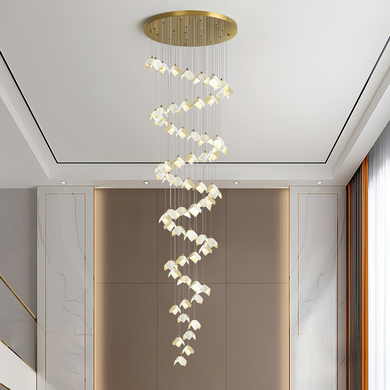 Orlani Cascade Stairs Chandelier-DWHOME