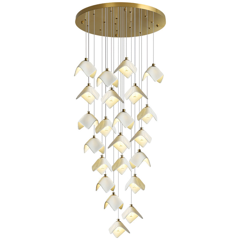Orlani Cascade Stairs Chandelier-DWHOME