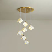 Orlani Cascade Stairs Chandelier-DWHOME