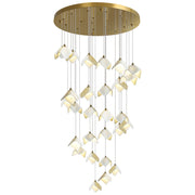 Orlani Cascade Stairs Chandelier-DWHOME