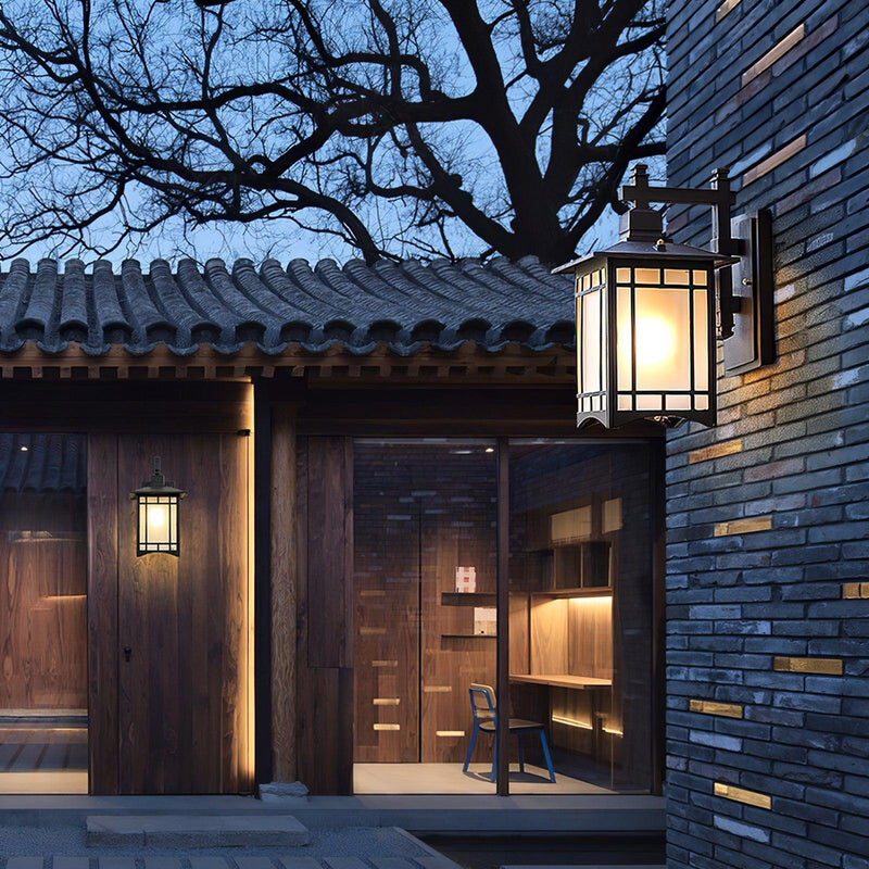 Orm House Outdoor Wall Light-DWHOME