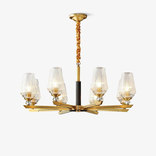 Orrefors Brass Chandelier - DWHOME