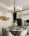 Orrefors Brass Chandelier - DWHOME