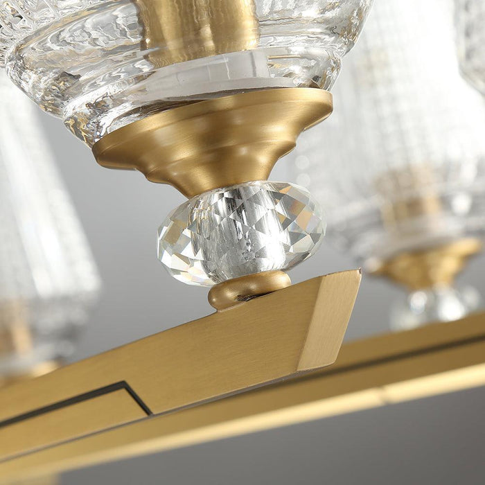 Orrefors Brass Chandelier - DWHOME