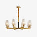 Orrefors Brass Chandelier - DWHOME