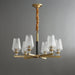 Orrefors Brass Chandelier - DWHOME