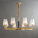 Orrefors Brass Chandelier - DWHOME