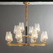 Orrefors Brass Chandelier - DWHOME