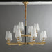 Orrefors Brass Chandelier - DWHOME