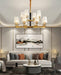 Orrefors Brass Chandelier - DWHOME