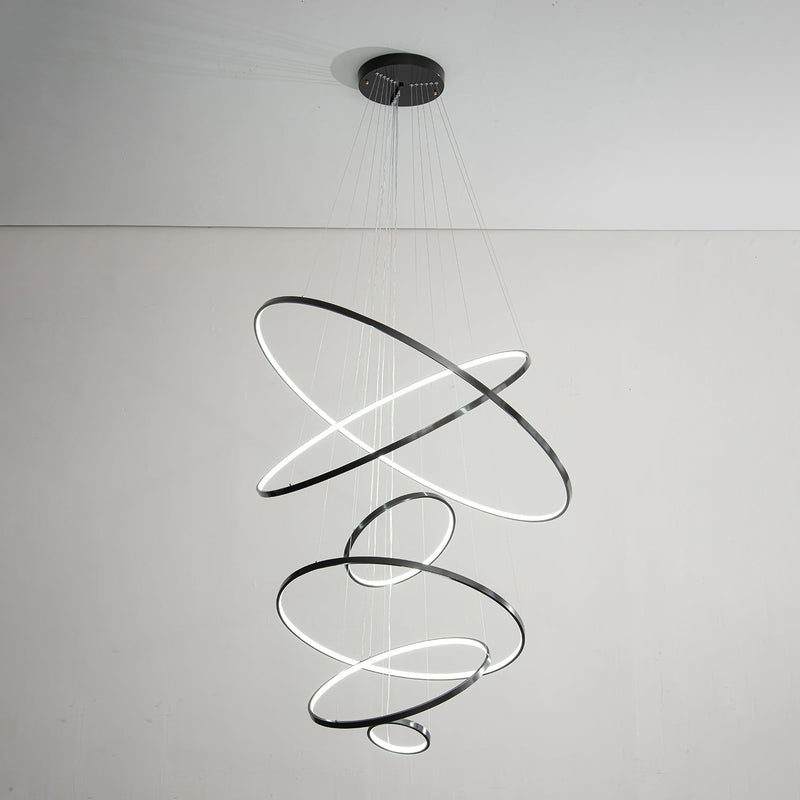 Orrery Rings Chandelier-DWHOME