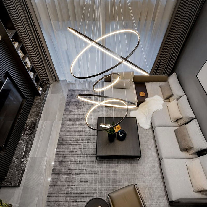 Orrery Rings Chandelier-DWHOME