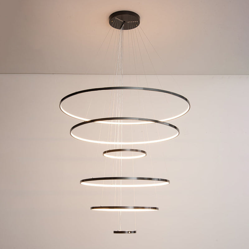 Orrery Rings Chandelier-DWHOME