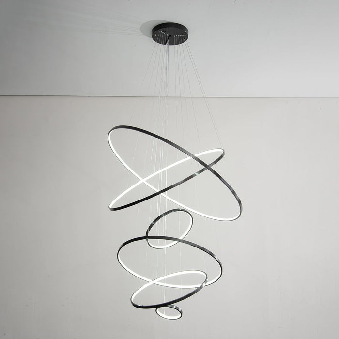 Orrery Rings Chandelier-DWHOME