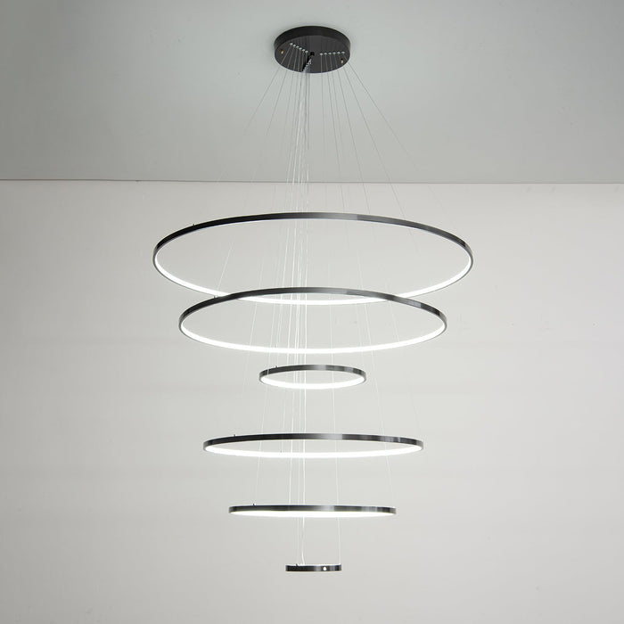 Orrery Rings Chandelier-DWHOME
