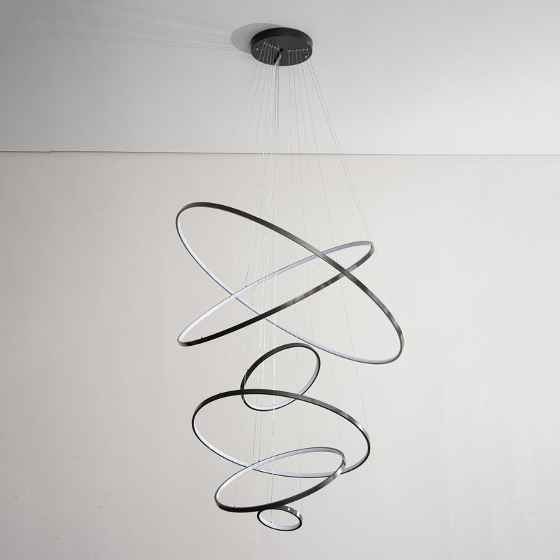 Orrery Rings Chandelier-DWHOME
