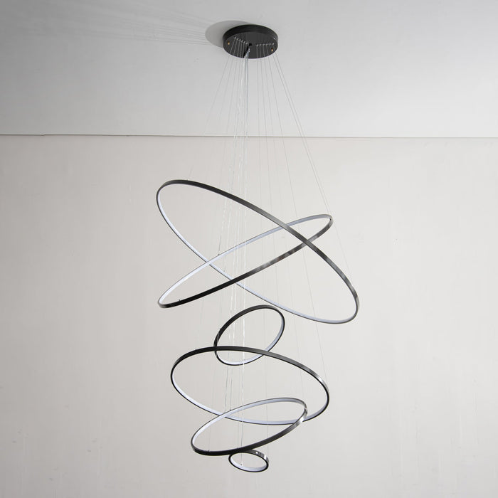 Orrery Rings Chandelier-DWHOME