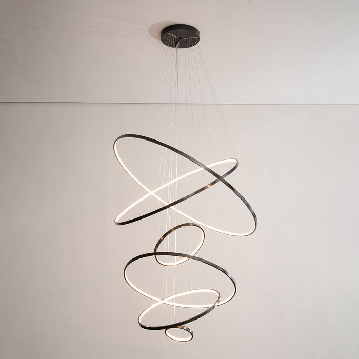 Orrery Rings Chandelier-DWHOME