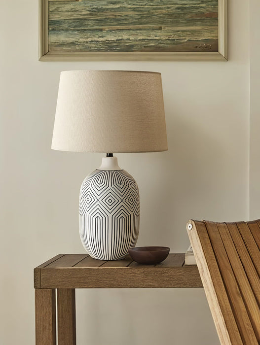 Oryza Geometric Table Lamp-DWHOME