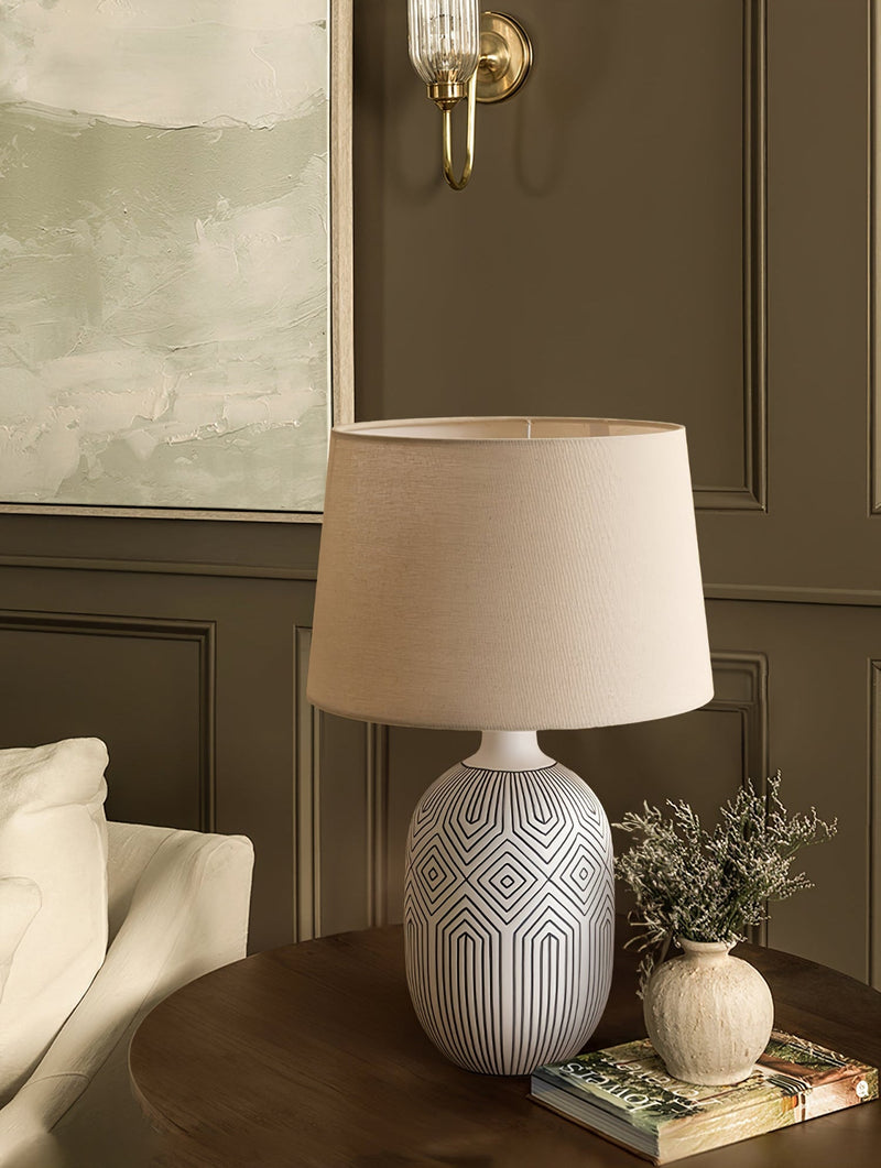 Oryza Geometric Table Lamp-DWHOME